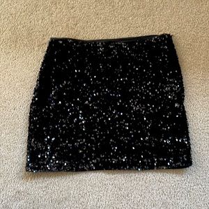 H&M sequined mini skirt
